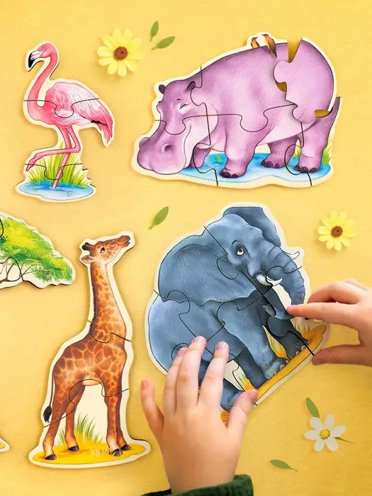 Wooden Puzzles "Animals in Africa"