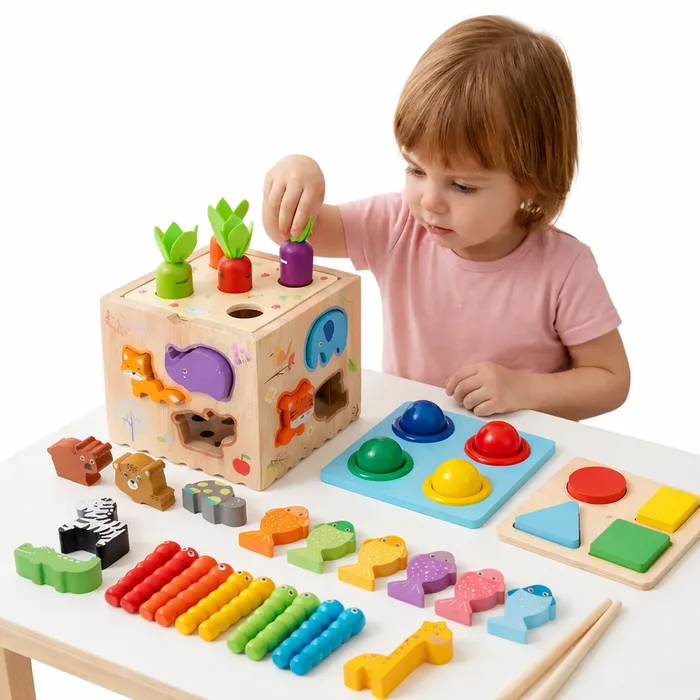 Wooden 8-in-1 Sorter