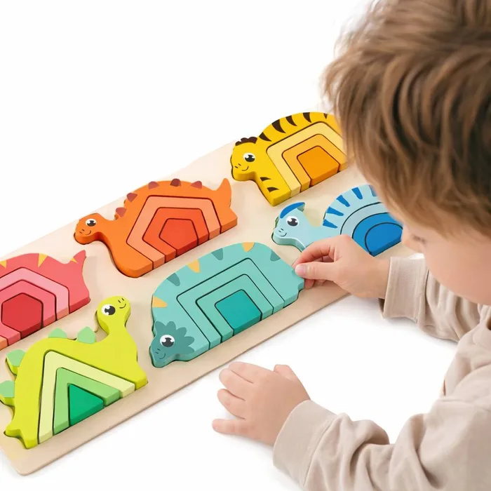Wooden puzzle sorter “Dinosaurs”