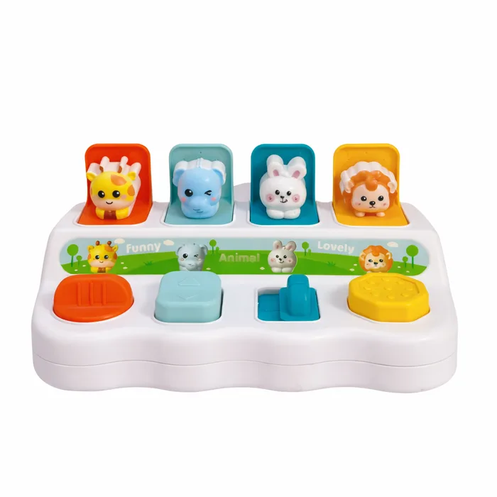 Pop up Interactive Animal Peek-a-Boo Toy Box