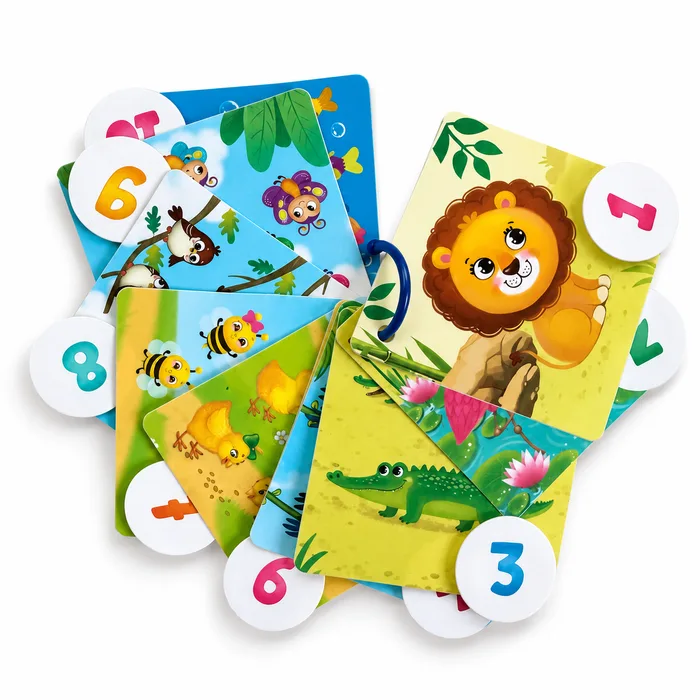 Animal counting cards
