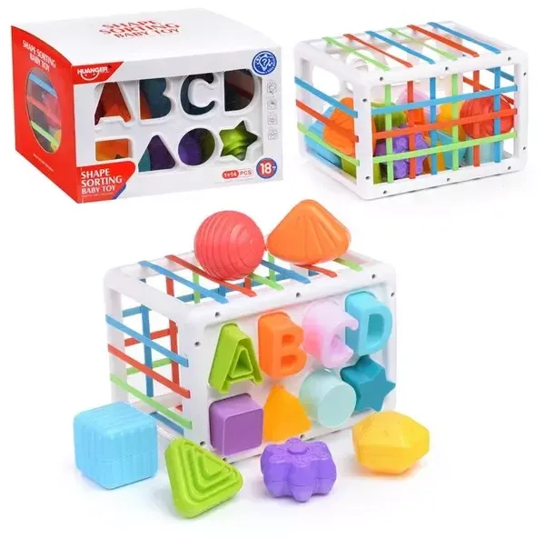 Tactile sorter for developing motor skills and logic