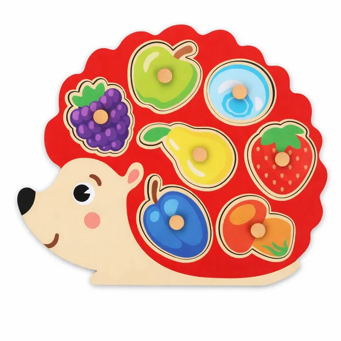Wooden puzzle sorter ""hedgehog""
