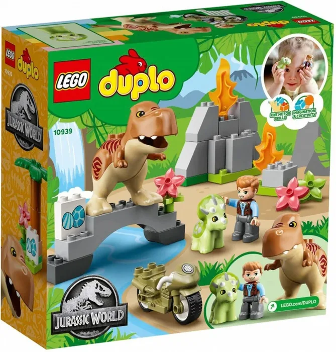 Lego DUPLO Dinosaur Escape: T-Rex and Triceratops
