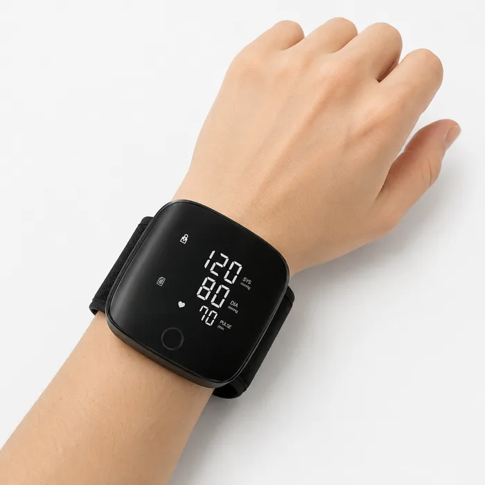 Wrist blood pressure monitor