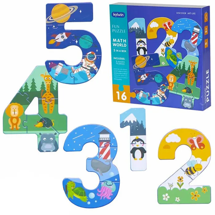 Cardboard Puzzles “Numbers”