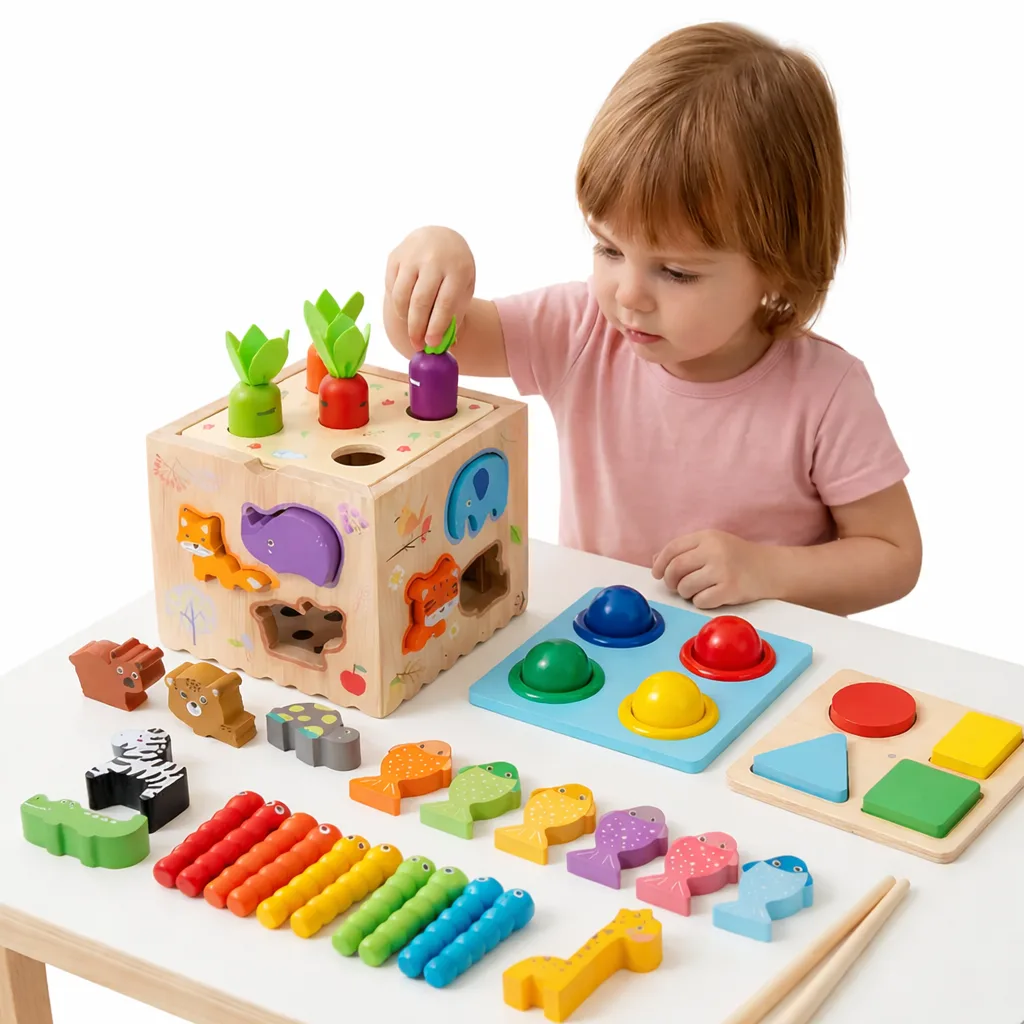 Wooden 8-in-1 Sorter