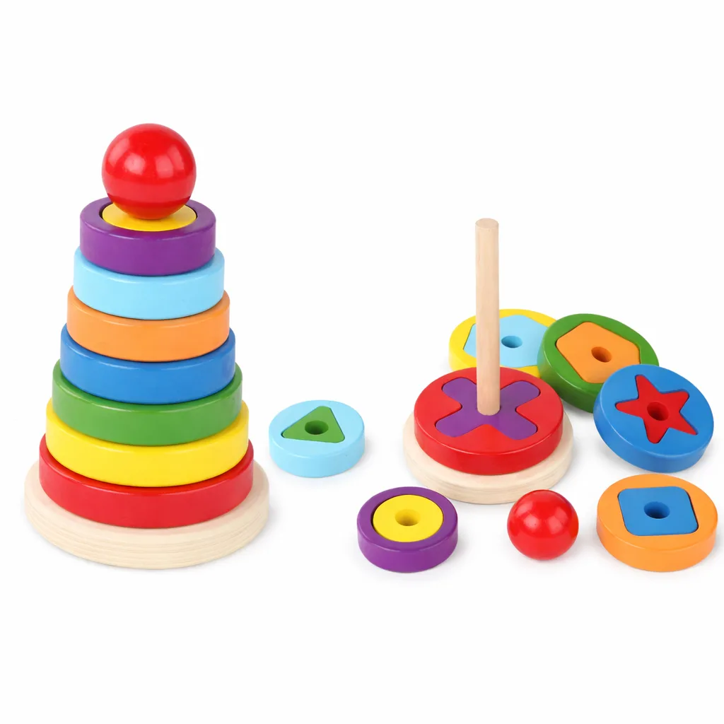 Wooden stacking sorter