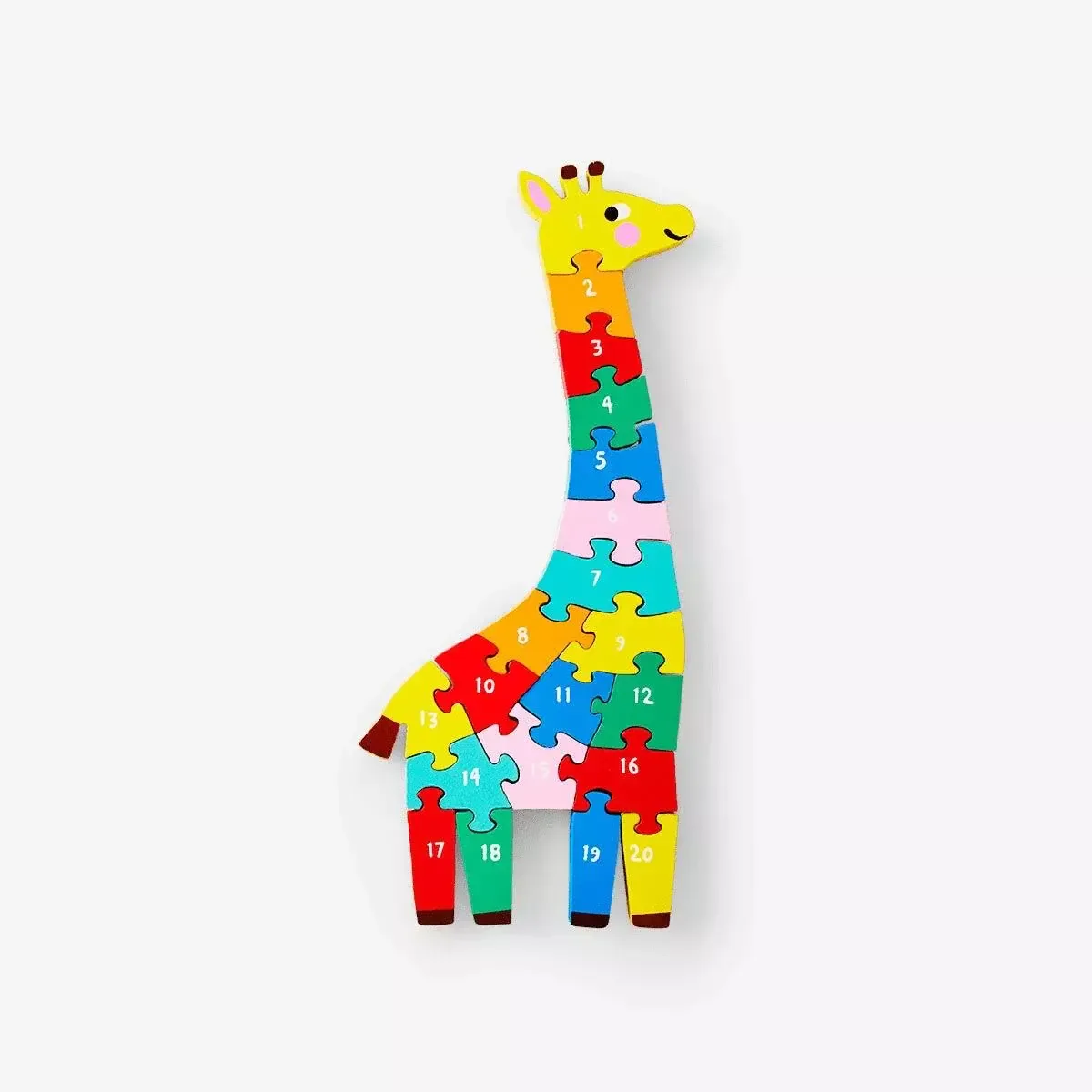 Puzzle Number Wooden "Giraffe"