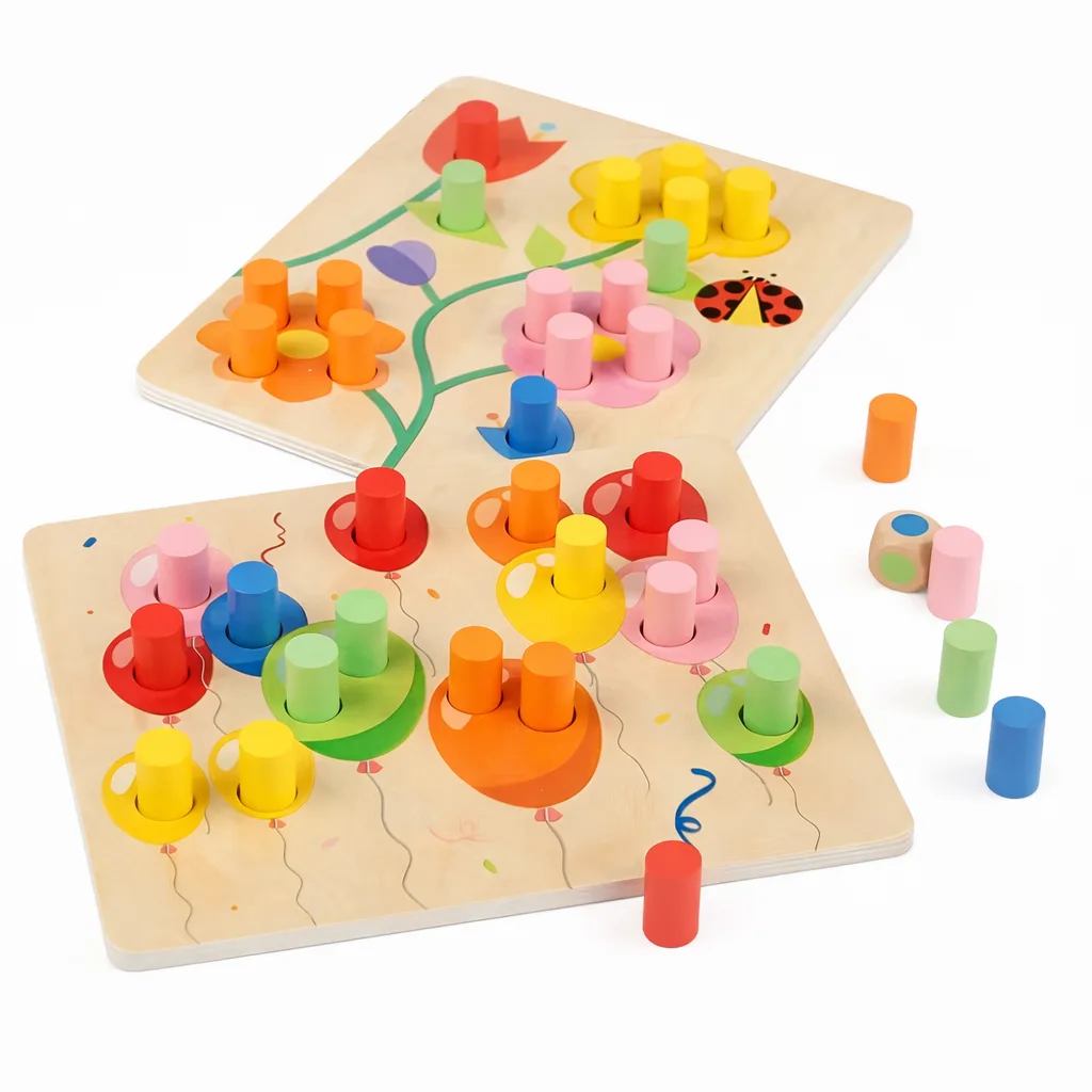 Wooden Puzzle Toy Number Letter Animal