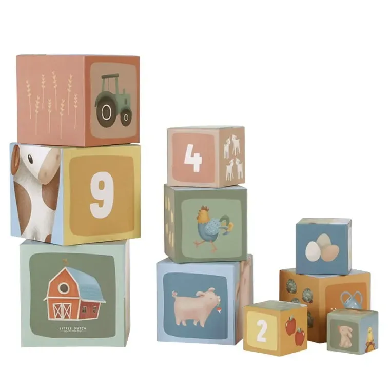 Stacking tower blocks
