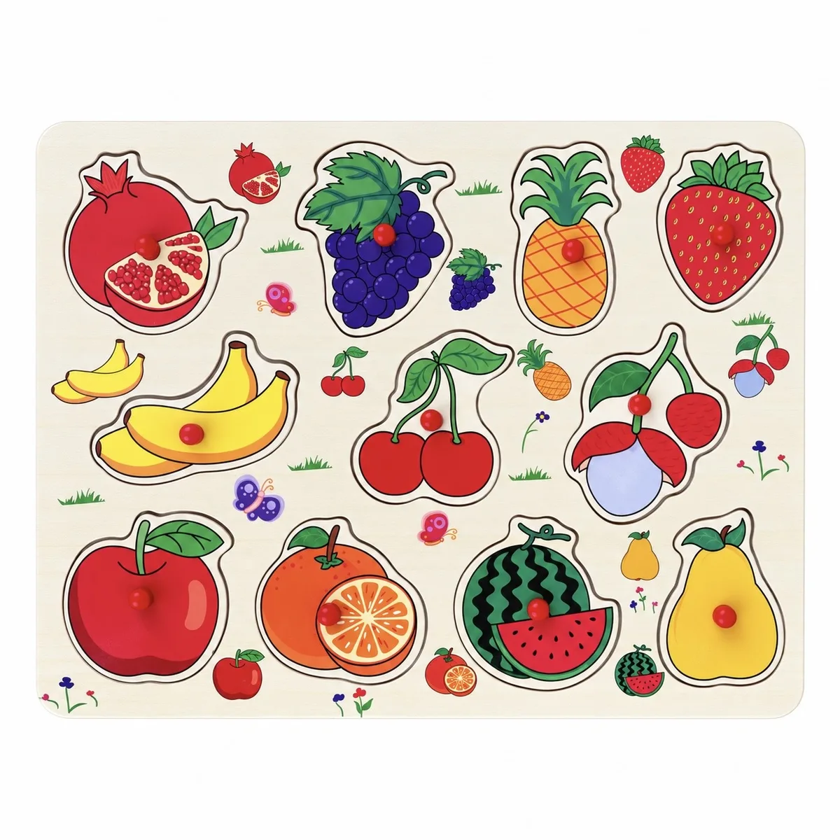 Inset puzzles “Fruits”